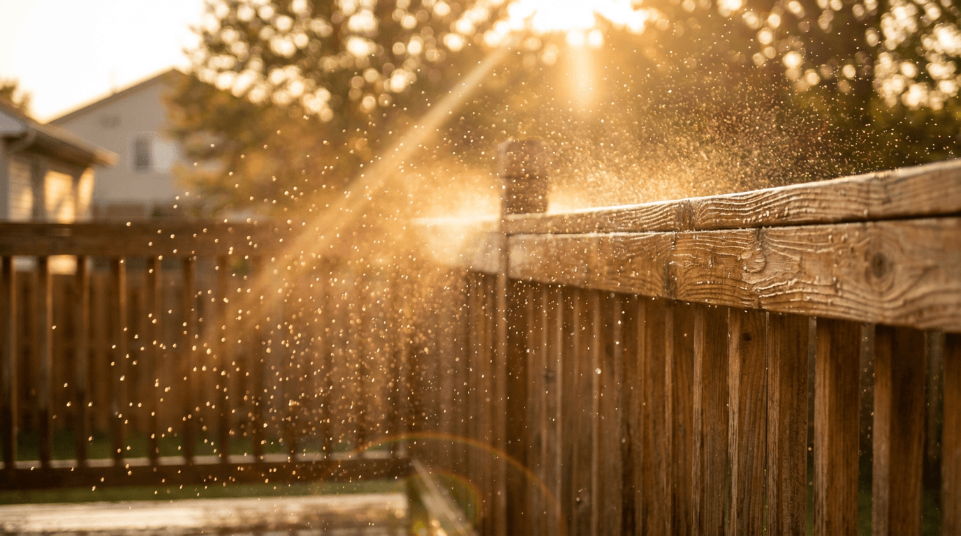 Clean residential home exterior after professional pressure washing service